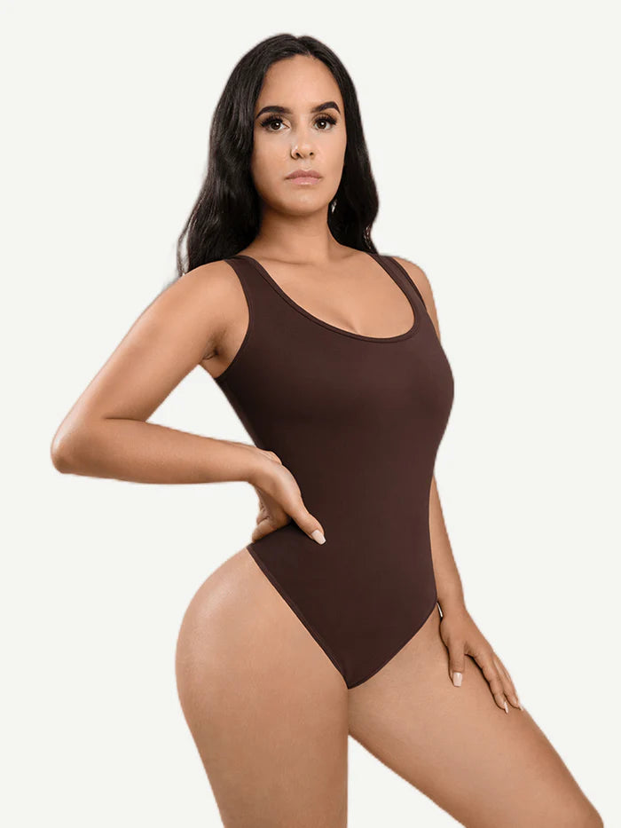 Body tipo tanga con camiseta sin mangas y abdomen transpirable