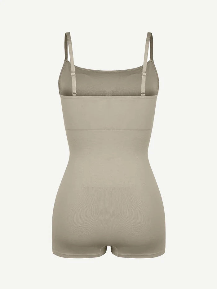 Body moldeador de cintura y abdomen sin costuras con tirantes ajustables