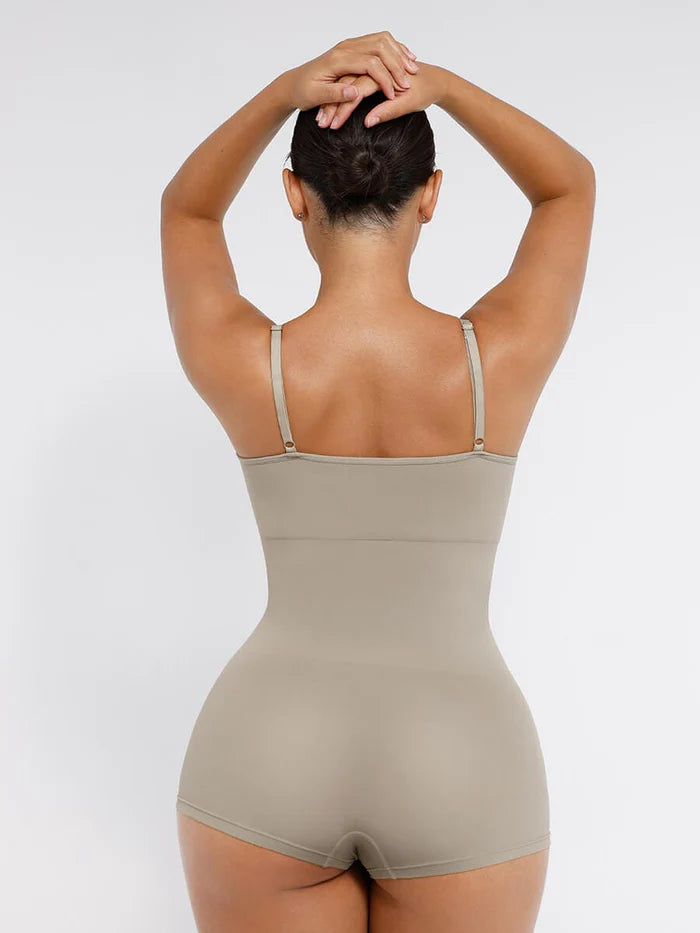 Body moldeador de cintura y abdomen sin costuras con tirantes ajustables