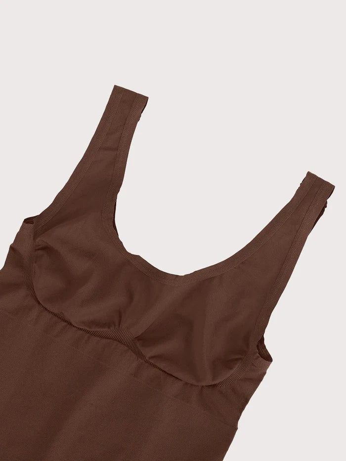 Body de tanga con control de abdomen, ropa exterior ecológica sin costuras